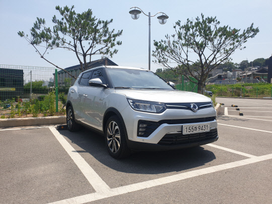 쌍용자동차 티볼리 리스펙.<장우진 기자>